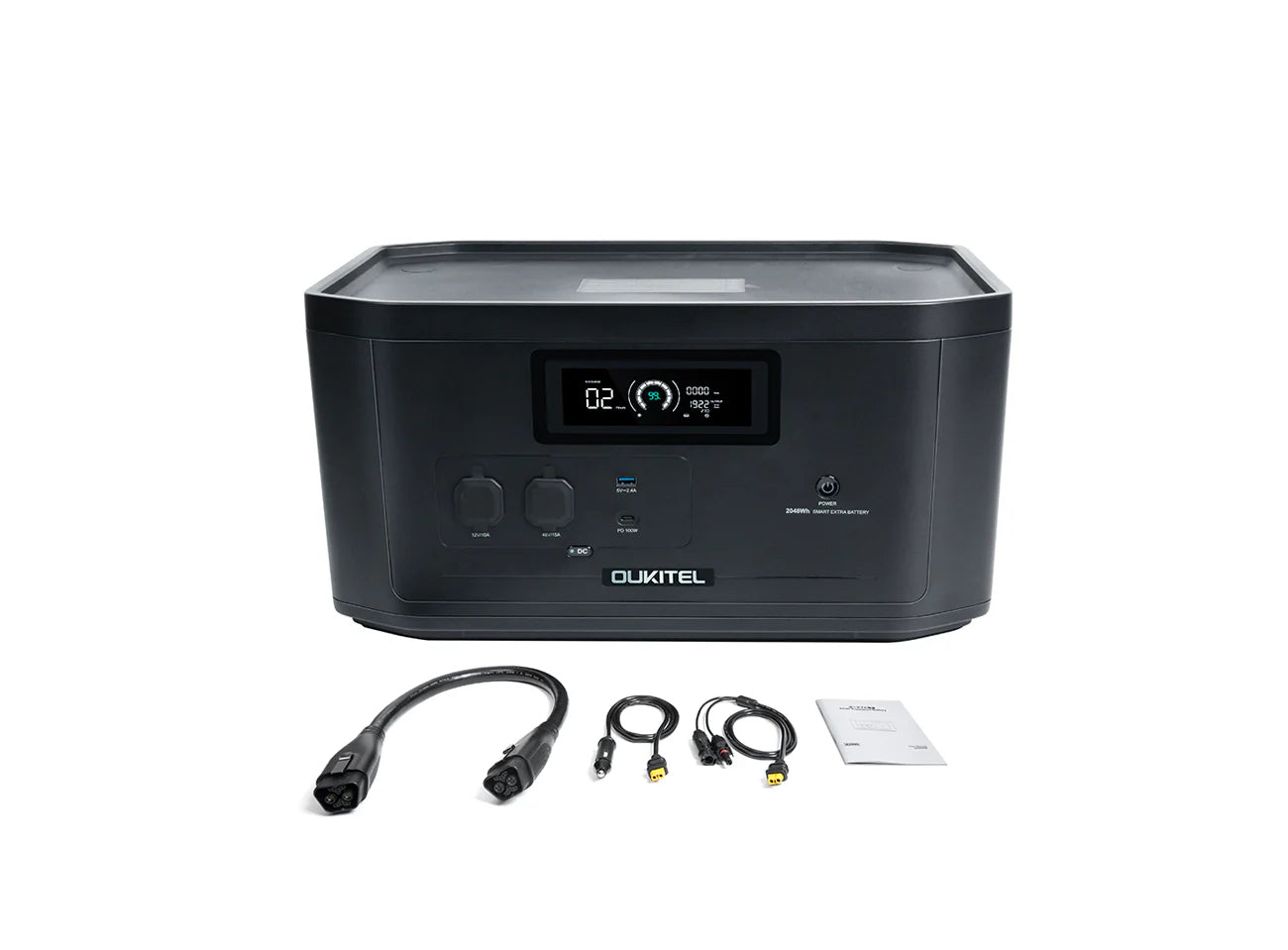 OUKITEL B2000 Erweiterungsakku – 2048 Wh für BP2000 und Standalone-Nutzung