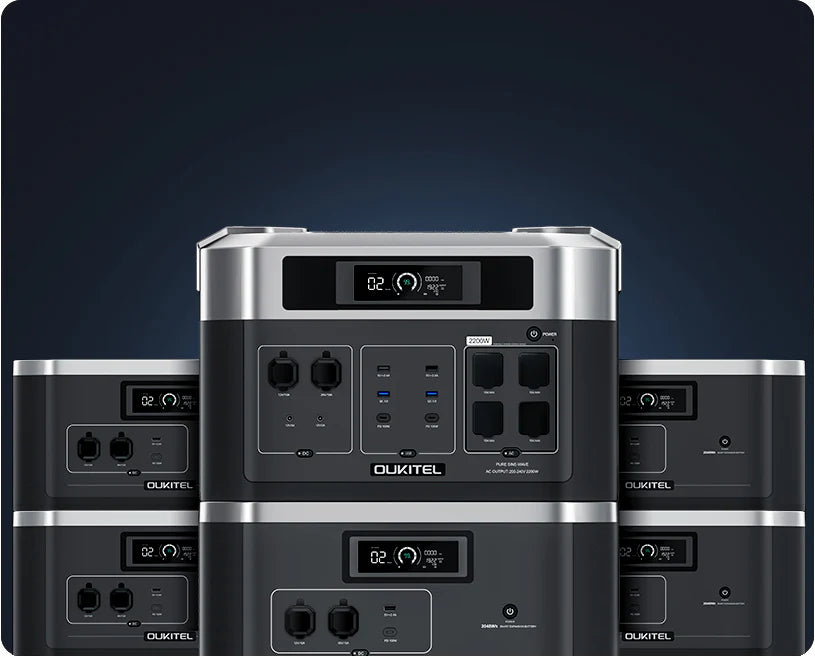 OUKITEL BP2000E PRO Tragbarer Stromgenerator/Energiestation 2048Wh