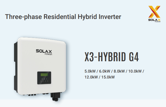 SOLAX X3 Hybride 15.0kW G4 omvormer