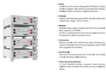 DEYE Lifepo 5.1 Battery SE-G5.1 Pro-B