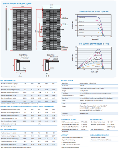 Trina Solarmodul 550W