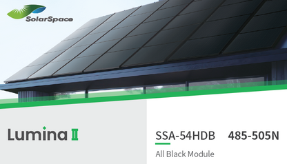 Solar Space 500wp SSA-54HDB Anti-Reflection All Black